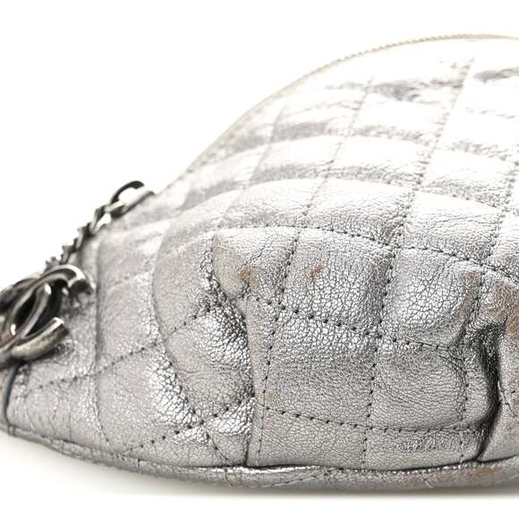 Chanel Metallic Calfskin Quilted Banane #234468C19B - Picture 8 of 12